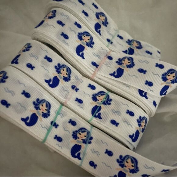 Grosgrain Ribbon 7/8” 5 yards 5/$20 NEW 1” yds bows bow making shipping supplies - Picture 4 of 5